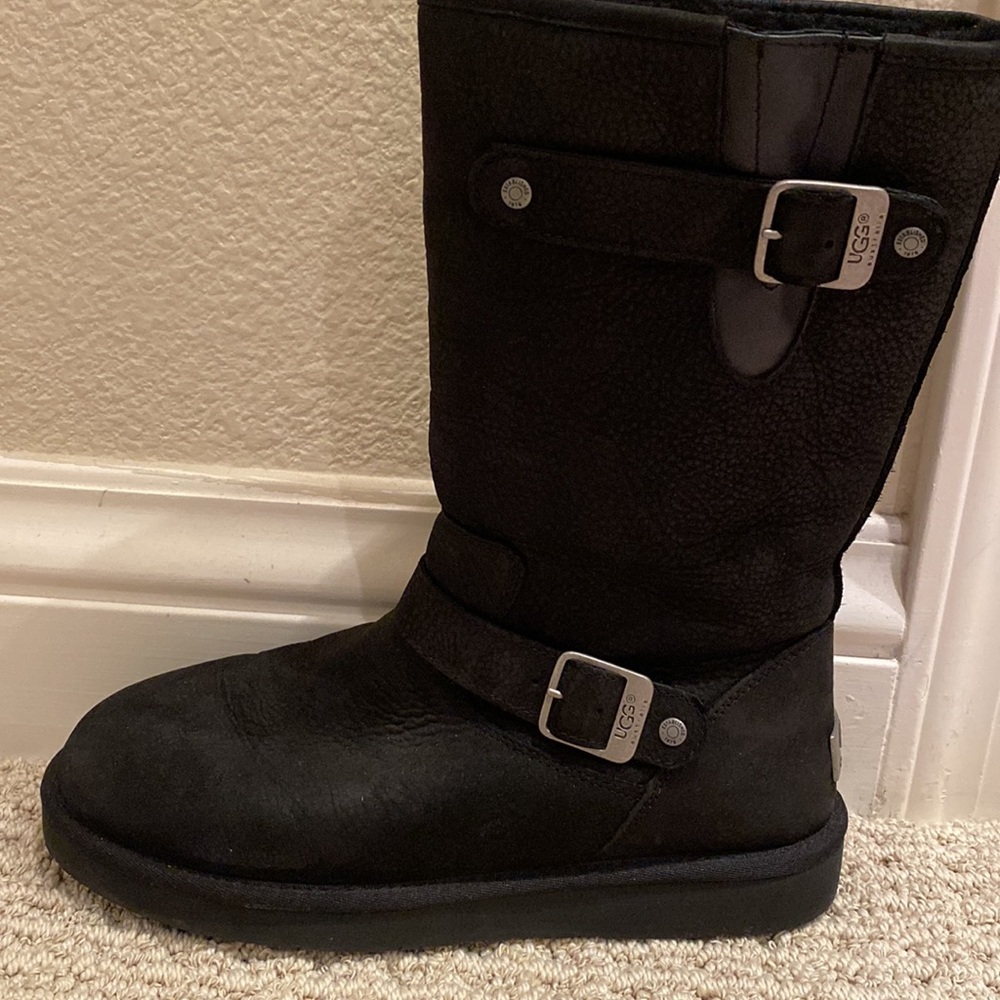 UGG moto style boots worn once Authentic boots I purchased at Nordstrom